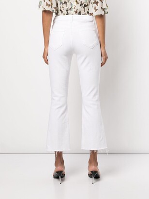 L'Agence High-Waisted Cropped Jeans