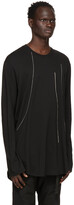 Thumbnail for your product : Julius Black Embroidered Long Sleeve T-Shirt