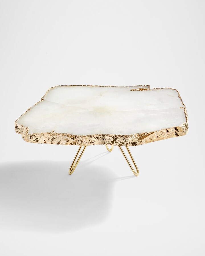 ANNA New York Torta Gold-Plated Cake Stand