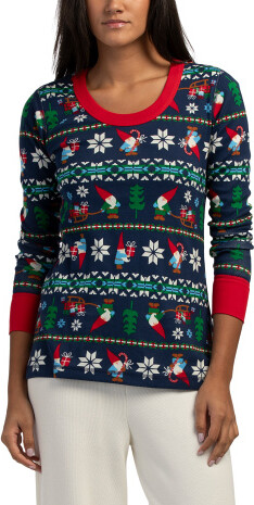 TJMAXX Gnome Sweet Gnome Pajama Top For Women, Cotton