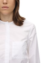 Thumbnail for your product : Coperni Cotton Poplin Shirt W/ Extended Sleeves