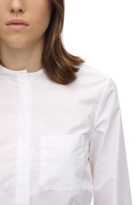 Coperni Cotton Poplin Shirt W/ Extended Sleeves