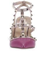 Thumbnail for your product : Valentino Pumps Rockstud Ankle Strap 10 Cm Heel In Two Colors And Micro Studs
