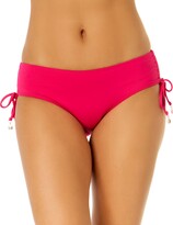 Thumbnail for your product : Anne Cole Ruched-Side Bikini Bottoms