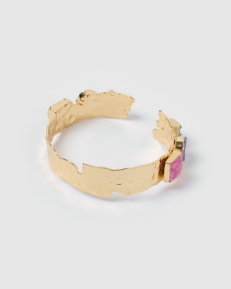 Miz Casa and Co Women's Bracelets - Jauhara Gem Stone Cuff