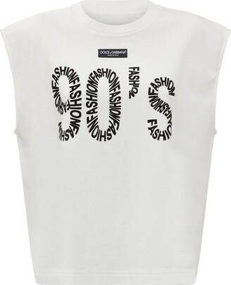 Dolce & Gabbana Sleeveless Jersey T-Shirt