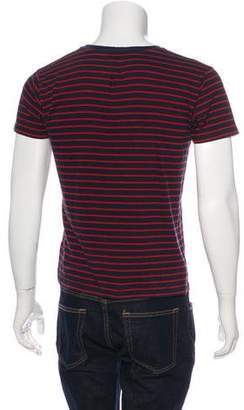 Saint Laurent Striped Print T-Shirt