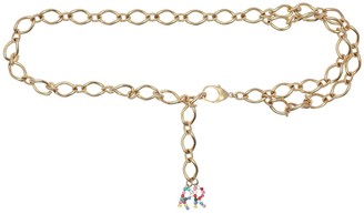 rose gold chain belts