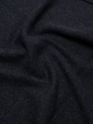 Acne Studios Canada Narrow New Fringed Wool Scarf - Black