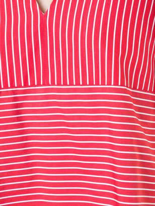 MSGM striped origami shift dress