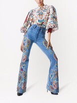 Thumbnail for your product : Alice + Olivia April floral print buttoned blouse