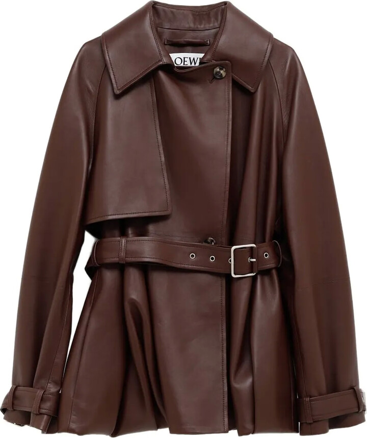 Loewe Belted Leather Jacket