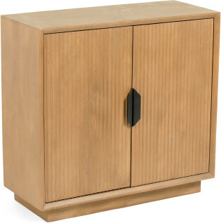 TJMAXX 34X14X32 Mango Wood 2 Door Cabinet