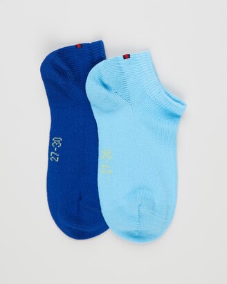 Tommy Hilfiger Boy's Blue Ankle Socks - Sneaker Socks - 2 Pack - Kids - Size  27/30 at The Iconic - ShopStyle