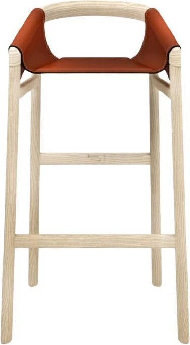1stDibs Dartagnan Sbiancata Ash Bar Stool By Haymann Editions