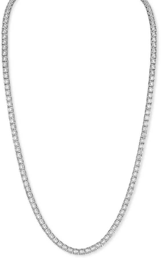 Esquire Men's Jewelry Cubic Zirconia (4mm) Tennis Necklace 22\
