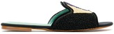 Thumbnail for your product : Blue Bird Shoes Bead-Embroidered Slippers