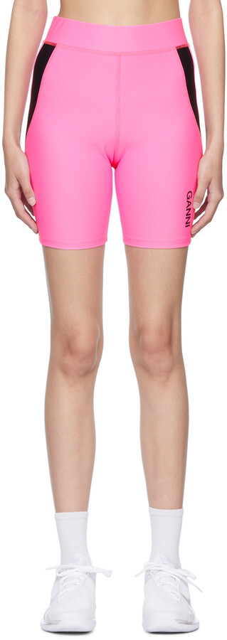 GANNI SSENSE Exclusive Pink Sport Shorts