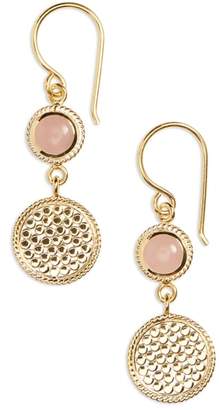 Anna Beck Double Drop Stone Earrings