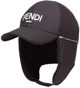 Thumbnail for your product : Fendi Logo Trapper Baseball Cap