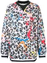 Thumbnail for your product : NO KA 'OI No Ka' Oi printed leopard sweatshirt