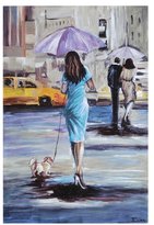 Thumbnail for your product : Ren Wil Walking in the Rain II Canvas Art