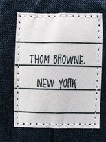 Thumbnail for your product : Thom Browne Logo Patch Linen Tie