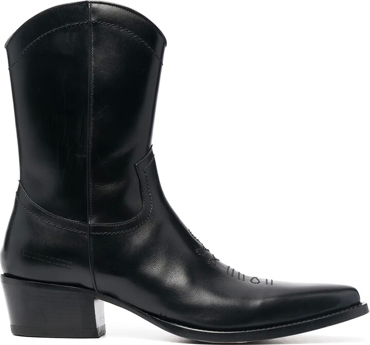 DSQUARED2 Pointed-Toe Ankle Boots