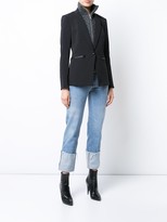 Thumbnail for your product : Veronica Beard Zip Pocket Single-Breasted Blazer