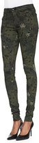 Thumbnail for your product : Joe's Jeans Rollin' Camo/Floral-Print Zipper Leggings