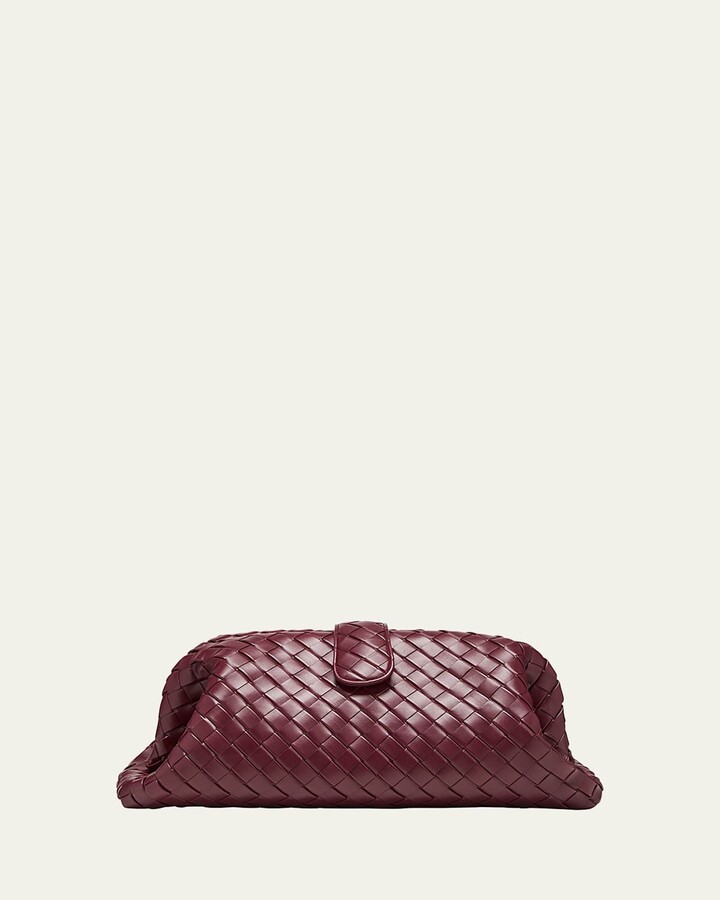 Bottega Veneta Maxi Lauren 1980 Leather Clutch Bag