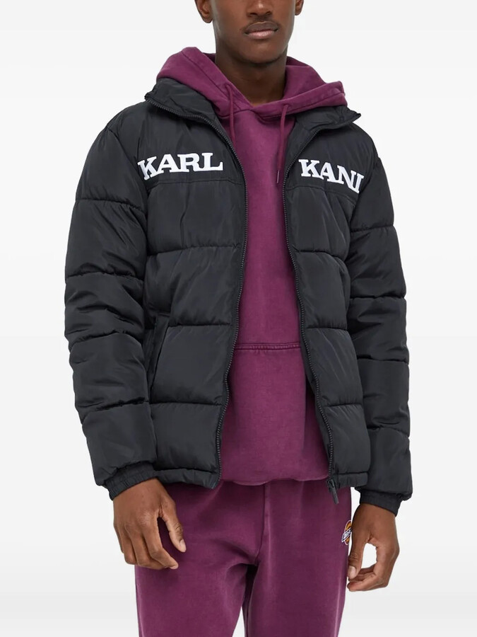 Karl Kani retro reversible puffer jacket in multi with traditional