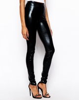 Thumbnail for your product : ASOS TALL Wet Look Leggings