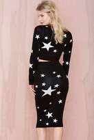 Thumbnail for your product : Nasty Gal Seeing Stars Knit Skirt