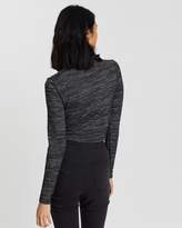 Thumbnail for your product : Cotton On Devon Twist Front LS Top