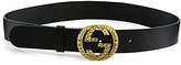Thumbnail for your product : Gucci Leather Studded GG Belt