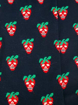 Paul Smith Red Ear strawberry pattern socks