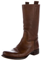 Thumbnail for your product : Prada Mid-Calf Round-Toe Boots