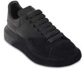 Thumbnail for your product : Alexander McQueen 45mm Flocked Leather Sneakers