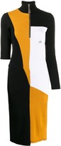 Thumbnail for your product : A-Cold-Wall* Asymmetric Colour-Block Dress