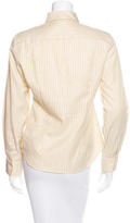 Thumbnail for your product : Loro Piana Striped Button-Up Top