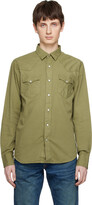 Thumbnail for your product : Ralph Lauren RRL Green Press-Stud Shirt