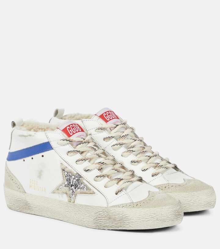 Derfor have tillid Bule Golden Goose Mid Star Sneakers Women | Shop the world's largest collection  of fashion | ShopStyle