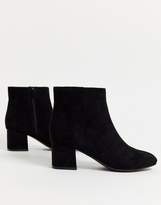 Thumbnail for your product : Simply Be Extra Wide Fit Simply Be extra wide fit low block heel ankle boots in black