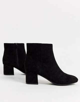 Simply Be Extra Wide Fit Simply Be extra wide fit low block heel ankle boots in black