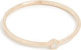 Thumbnail for your product : Zoë Chicco 14k Diamond Bezel Thin Band Ring