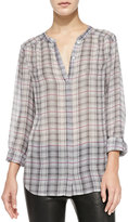 Thumbnail for your product : Joie Marice Long-Sleeve Plaid Top