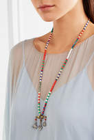 Thumbnail for your product : Valentino Beaded, Silver And Gold-tone Necklace