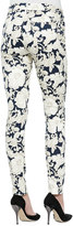 Thumbnail for your product : 7 For All Mankind Floral-Print Skinny Ankle Jeans