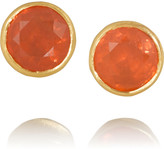 Thumbnail for your product : Marie Helene De Taillac 18-karat gold fire opal earrings